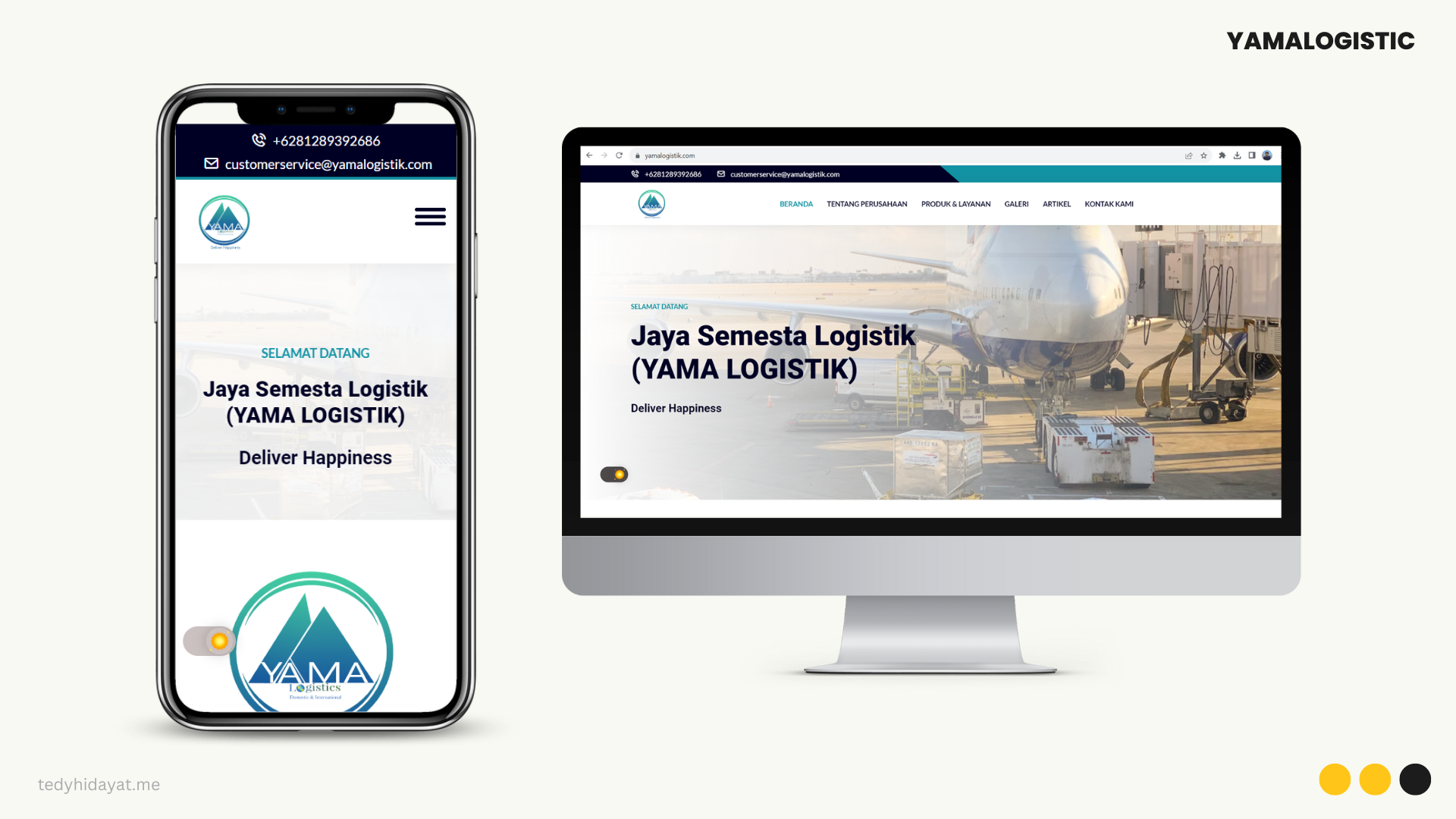 Company Profile Yama Logistic - Website